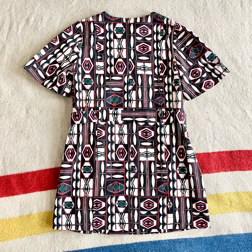 G Label By Goop Malet Printed Minidress In Geo View 6